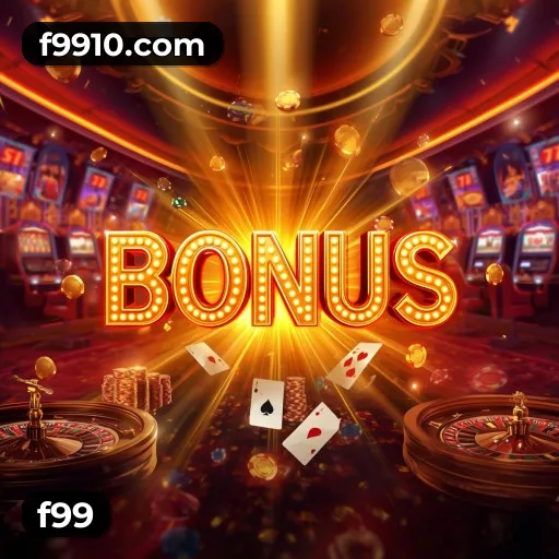 f99 bônus — painel de promoções no aplicativo